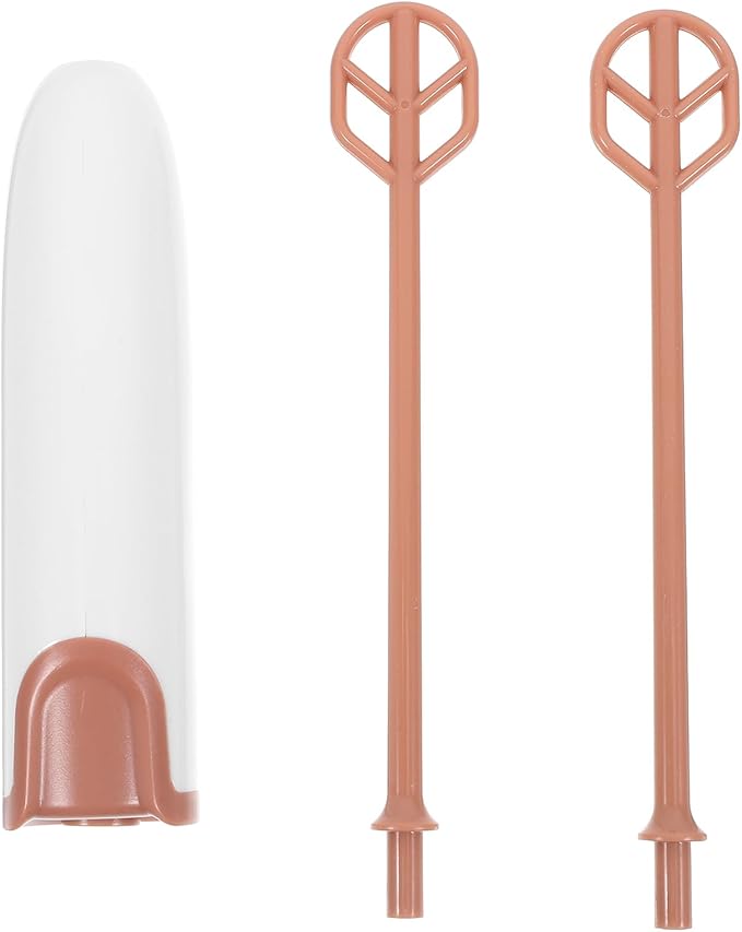 Electric Baby Formula Mixer Handheld Drink Mixer Infant Milk Powder Kitchen Small White