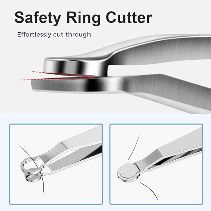 2026 New Stainless Steel Nose Hair Tweezers, Universal Portable Reusable Nose Hair Plucker for Men & Women (Brown)