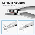 2026 New Stainless Steel Nose Hair Tweezers, Universal Portable Reusable Nose Hair Plucker for Men & Women (Brown)