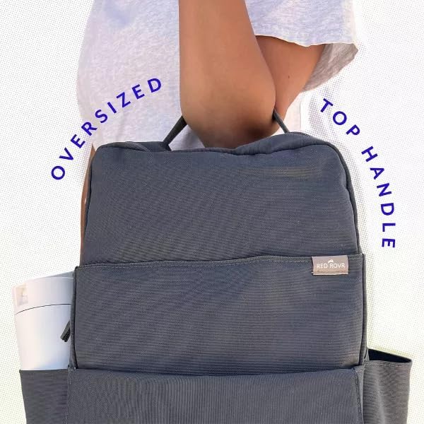 RED ROVR Roo Lightweight 1 LB Diaper Bag Backpack | 11 organizational pockets| Durable & Water-Resistant (Sage)