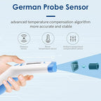 Berrcom Non-Contact Infrared Forehead Thermometer for Adults and Kids, 3-in-1 Digital Fever Thermometers with LCD Display and Fever Alert, Contactless Temperature Reader