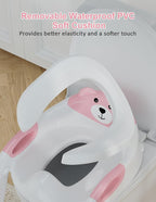 Potty Training Seat with Step Stool Ladder, Potty Training Toilet Seat with Soft Seat Splash Guard, Adjustable Height, 2 in 1 Potty Seats for Toddlers Kids Boys Girls