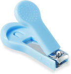 PandaEar Baby Healthcare and Grooming Kit, Baby Safety Set Baby Comb, Brush, Finger Toothbrush, Nail Clippers, Scissors, Nasal Aspirator, Baby Essentials Nursery Care Kit (13-in-1 Blue)