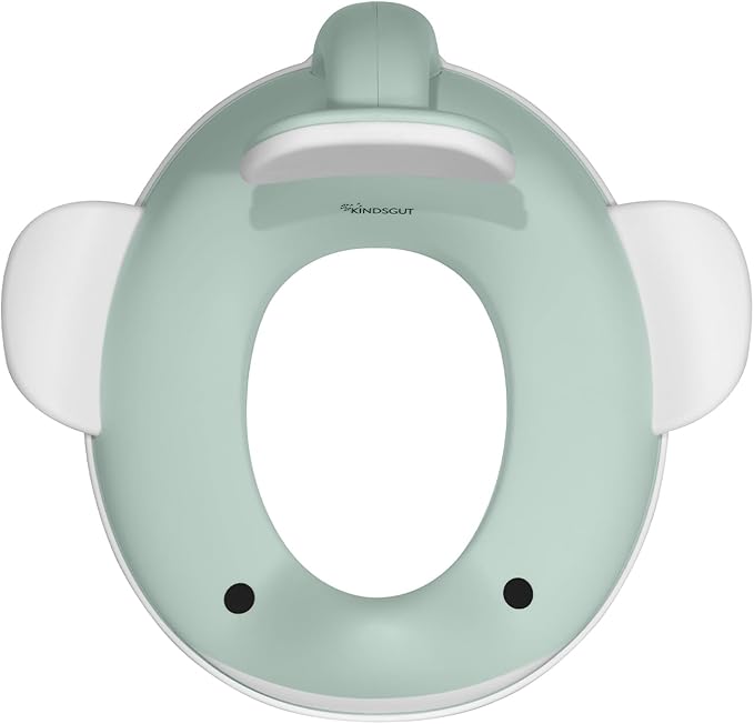 Kindsgut Potty Training Seat in whale design, designed in Germany, suitable for all toilet shapes non-slip toilet seat, Aquamarine