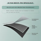 Clip-on Umbrella for Stroller Sunshade, Adjustable Steering Angle, Handle Included, Compact and Lightweight, Suitable for All Kinds of Strollers