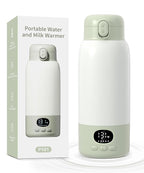 Portable Bottle Warmer 17oz Large Capacity Bottle Warmer for Travel, Fast Heating for Breast Milk Formula and Milk, Suitable for Baby Outdoor Airplane and Car Green5