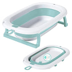 Lulyboo Collapsible Baby Bathtub - Lightweight Newborn Bathtub - Easy to Store Baby Tub for 0 to 12 Months - Foldable Toddler Infant Bath tub - Sensitive Plug Water Temperature - Baby Registry Search