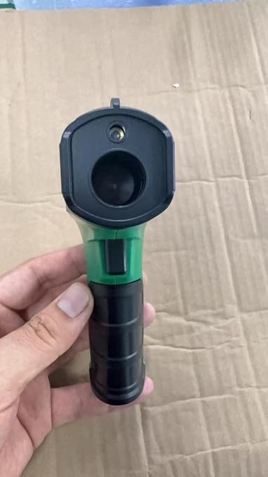 Infrared Thermometer Gun,SQECH Laser Thermometer Gun -58℉～1112℉(-50℃～600℃),Non-Contact Temperature Gun with Adjustable Emissivity&Color Backlight for Cooking, Pizza Oven,BBQ,Fridge,Engine,HVAC(Green)