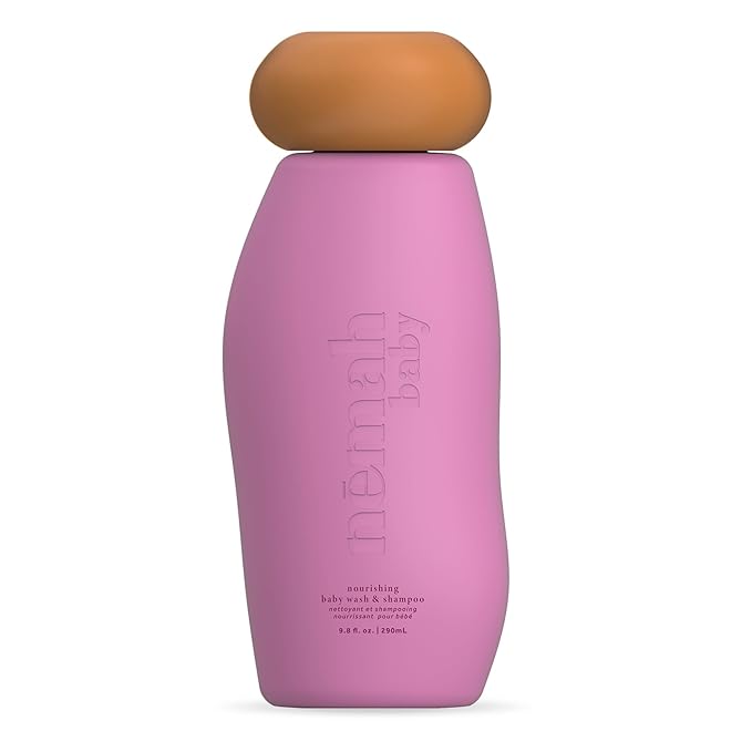 Nemah - 2-in-1 Baby Soap and Shampoo - Tear-Free Baby Body Wash and Shampoo with Actismart Chamomile, Jojoba Oil, & Activera Aloe - Vegan & Cruelty-Free - 9.8 fl. oz.