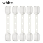Child Safety Strap Locks (10 Pack) Baby Locks for Cabinets and Drawers, Toilet, Fridge & More. Adhesive Pads. Easy Installation, No Drilling Required, White/Gray (Gray, 10 pcs (Pack of 1))