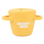 Bella Tunno Snack Cups for Toddlers, Silicone Spill Proof Food Container with Lid, Babies & Kids 6-12 Months, Snaccidents