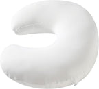 Nursing Pillow, Plus Size Breastfeeding Pillow Original Support for Baby Boys Girls Breastfeeding Essentials, with Removable Soft Cotton Cover (White, Standard (23.62 * 18.11 * 5.91 Inches))