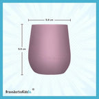 | Teenie Tiny™ Silicone Developmental Baby-Led Weaning Drinking Cups (2 pack) (Warm Taupe and Mauve)