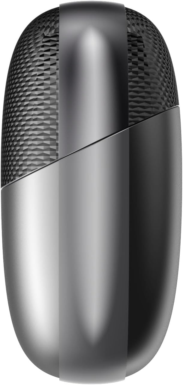 YFLife 2025 Electric Nail Clipper Integrated Cutting and Grinding, with Led Light, 2 Speed, Quiet and Portable Baby Nail Trimmer for Autism Kids Adult Seniors (Black)