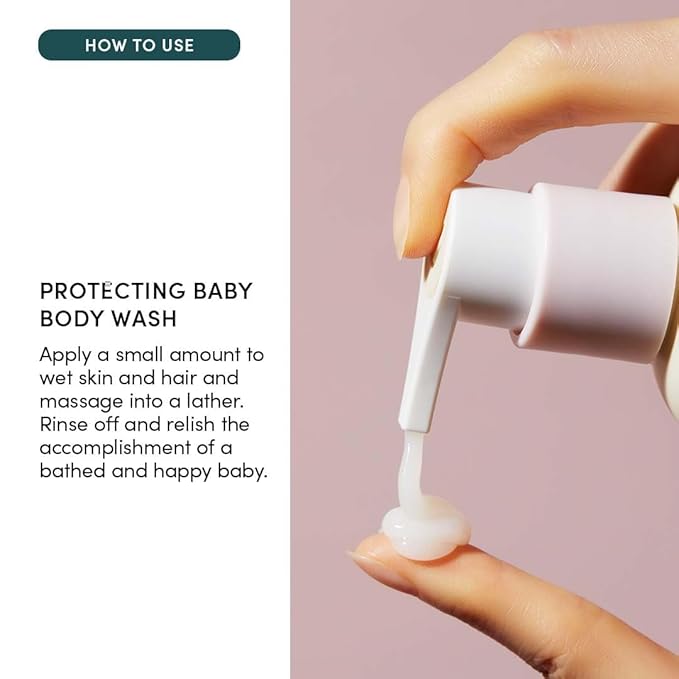 Evereden Protecting Baby Body Wash and Shampoo 8.5 oz. | Clean & Gentle Baby Care | Non-toxic & Fragrance Free