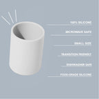 Avanchy Silicone Training Cup – 12 oz Open Cup for Toddlers and Infants – Ideal for Baby Led Weaning and Transitioning from Bottles, Magenta