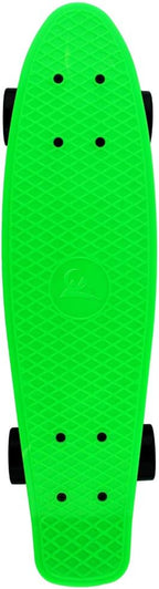 Skateboards Complete 22 Inch Mini Cruiser Retro Skateboard for Kids Boys Youths Beginners