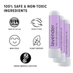 MOXĒ Lavender Essential Oil Nasal Inhaler, Therapeutic No-Mess Aromatherapy, Relaxation, Naturally Calming, Before Sleep Routine, Uplifts Mood, Pure and Undiluted, Made in USA (3 Pack)