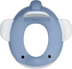 Kindsgut Potty Training Seat in whale design, designed in Germany, suitable for all toilet shapes non-slip toilet seat, Pigeon Blue