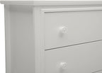 Delta Children Perry 3 Drawer Dresser with Changing Top and Interlocking Drawers, Moonstruck Grey