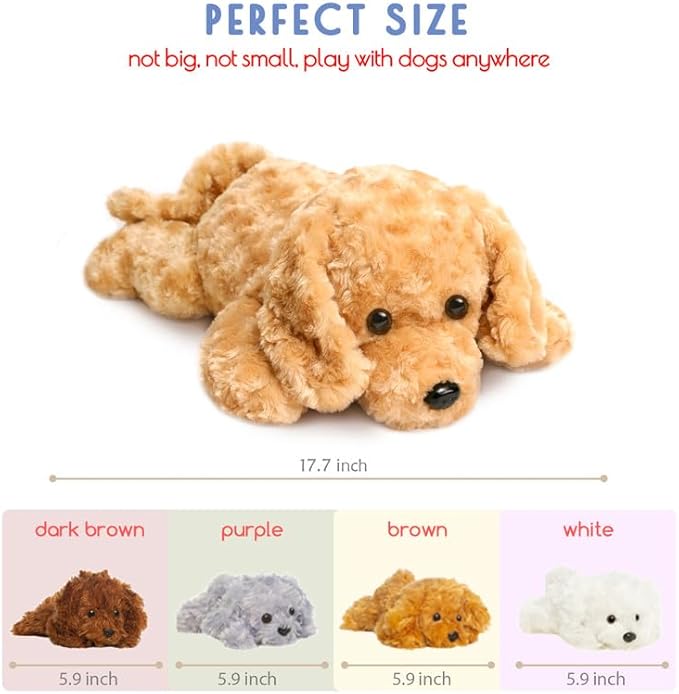 5 Pieces Dog Stuffed Animals for Girls,1 Mommy Dog with 4 Babies,Puppy Stuffed Animals Gifts for Girls 3 4 5 6 7 8 9 Years,Soft Plush Toys for Kids Christmas,Valentine's,Birthday,Children's Day