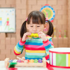 Colored Harmonica for Kids and Beginners - Easy-to-Learn Key of C Instrument - Portable and Lightweight.