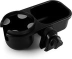Accmor Stroller Cup Holder with Tray, Universal Cup Holder, Bike Bottle Holder, 360° Rotatable Large Caliber Drinks Holder for Stroller, Bike, Wheelchair, Walker