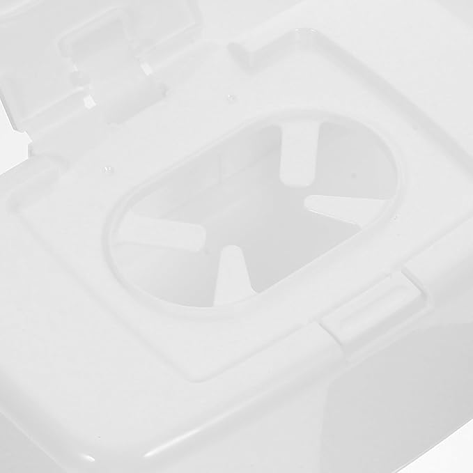 2Pcs Refillable Baby Wipe Container Wipes Dispenser Case Baby Wipes Storage Container Sealed Keeps Wet Tissue Box Cover Holder 6.68 x 4.13 x 2.36Inch