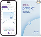 Proov Predict l Ovulation Test Strips to Predict Peak Fertility l 30 LH Tests | OPK Test Strips for Women | at Home Hormone Testing