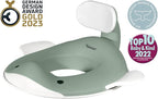 Kindsgut Potty Training Seat in whale design, designed in Germany, suitable for all toilet shapes non-slip toilet seat, Pistachio