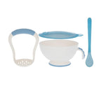 Nuby Garden Fresh Mash N' Feed Bowl with Spoon and Food Masher, Colors May Vary