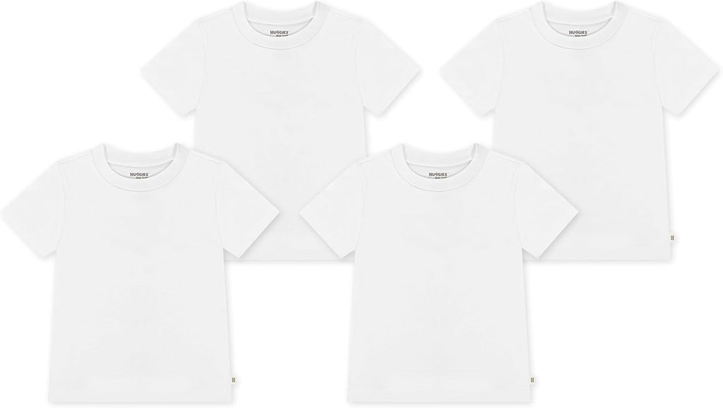 Huggies Unisex Baby Basic T-Shirt, Bright White