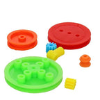 Fielect 43Pcs Plastic Gear Kit With Assortment Accessories for DC Motor Robot