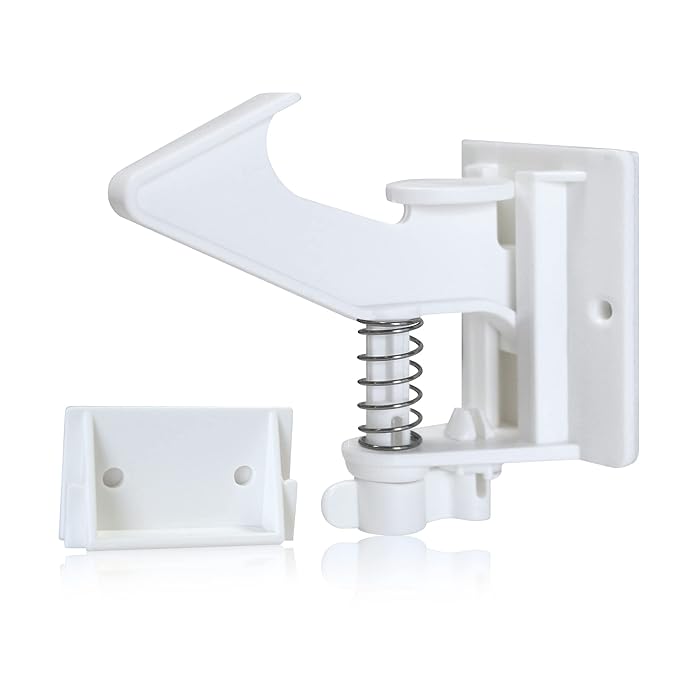 20 Pack Cabinet Locks Child Safety Latches - Vmaisi Baby Proofing Cabinets Drawers Lock - Upgraded Stronger Adhesive Easy Installation - No Drilling