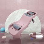 Adjustable Children Shampoo Chair for 3-10 Year Old Bathing Seat Tub Collapsible with Prevent Wet Clothes Design