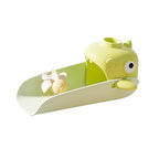 Children's Bathroom Faucet Extender, Cute Shark Design, Temperature Sensitive, Light Green, Silicone, Water Flow Extender with Splash Guard