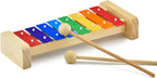 MUSICUBE Xylophone for Kids Wooden Xylophone with Mallets Orff Music Instrument for Educational Preschool Learning Baby Percussion Kit Professional Tuning Gift Choice for Children