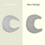 snuggle me Organic Nursing Pillow (New 2025 Design) | Bottle & Breastfeeding Pillow with Organic Cotton Cover & Fiberfill, Machine Washable Feeding Pillow, Newborn Essentials Must Haves (Stone) - v2