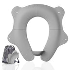 SKYROKU Foldable Kids Toilet Seat – Portable & Anti-Slip Travel Potty Training Seat for Toddlers,Safety material Baby Toilet Seat, Easy Clean & Compact for Home, Daycare, Grandparents House (Ages 2-6)
