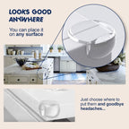 Elite, Clear Corner Protectors for Baby – Transparent Silicone Edge Guards – Soft & Flexible Bumpers for Table, Desk, Cabinet – Reusable & Easy to Apply – 18-Pack