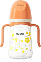 Toddler Sippy Cup 10oz, Weighted Straw Baby Drinking Water Bottle with Valved Spout for 6+ Months, 300ml/Orange/1Pack