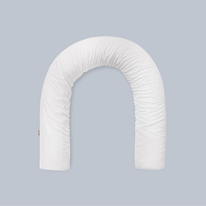 Bearaby Body Pillow - Full Body Pillows for Adults, Pregnancy Pillow - Made from Natural Rubber Foam and Organic Cotton