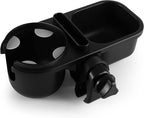 Accmor Stroller Cup Holder with Tray, Universal Cup Holder, Bike Bottle Holder, 360° Rotatable Large Caliber Drinks Holder for Stroller, Bike, Wheelchair, Walker