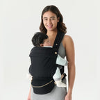 Ergonomic Baby Carrier for Newborns to Toddlers (7-35 lbs) with Adjustable Straps and Belt Bag – Comfortable, Versatile, and Stylish Babywearing Solution