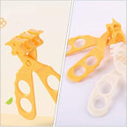 2PCS Baby Food Choppers Food Scissors Cutter Multifunctional Masher Chopper Crusher Food Cut Kids Safe Feeding Helper Home Kitchen Food Slicer Shears for Babies Toddlers (Yellow)
