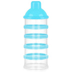 Accmor Formula Dispenser On The Go, 5 Compartments Stackable Formula Container for Travel, Baby Milk Powder Kids Snack Container, BPA Free