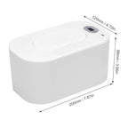 Baby Wipe Warmer, Portable USB Powered Baby Wet Wipes Dispenser Holder with Temperature Control, Paper Towel Heater for Home, Car, Travel (White)