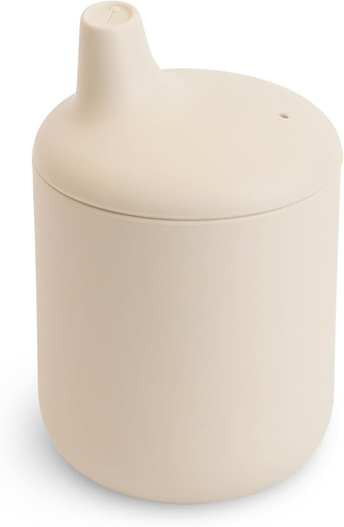mushie 100% Silicone Baby Sippy Cup | 6 Months+ (Shifting Sand)