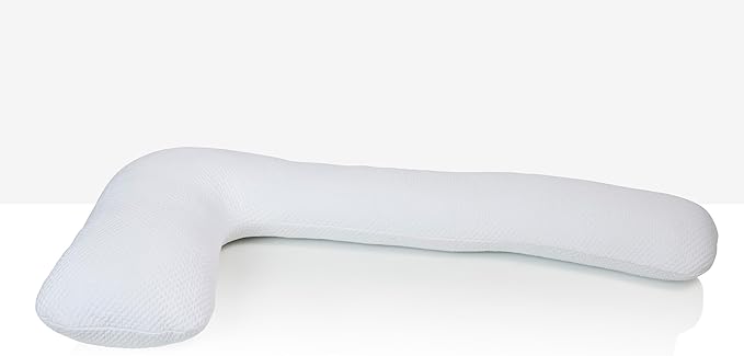 Eli & Elm Ultra Comfort Memory Foam Pregnancy Body Pillow, Unparalleled Comfort for Mom and The Bump with Unique Ergonomic Design