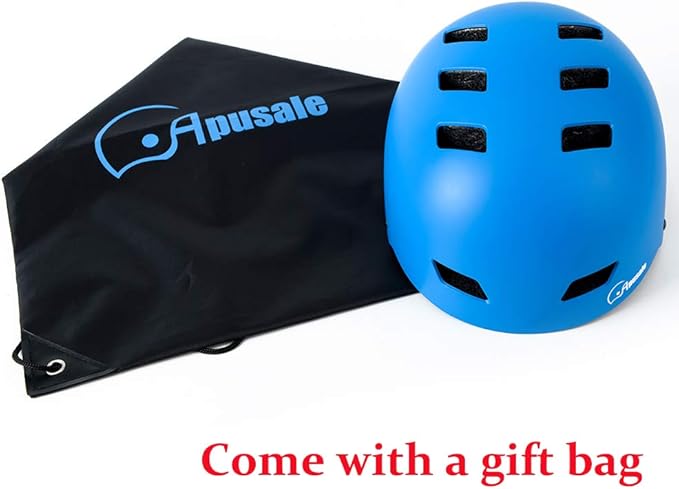 Bike Skateboard Helmet, Adjustable and Multi-Sport for Skate Scooter, 3 Sizes for Adult Youth Kids Toddler